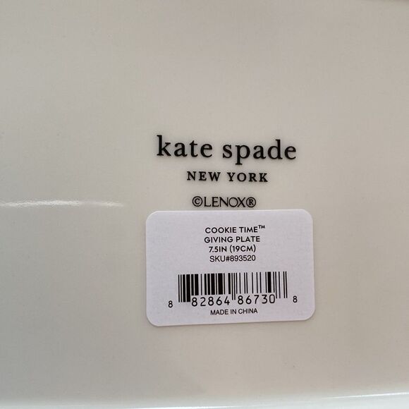 NWT Kate Spade Lenox Cookie Time Giving Plate Christmas Tray - Picture 9 of 9